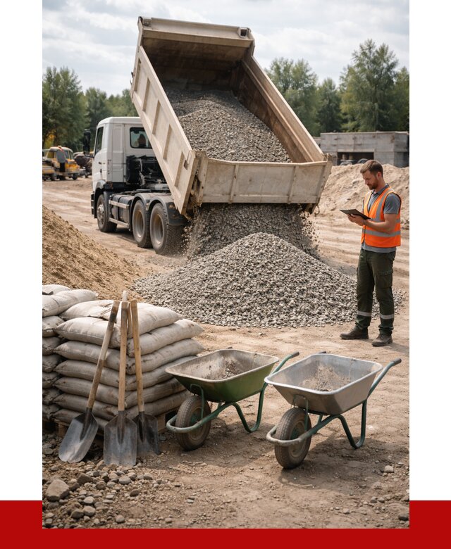 Доставка нерудных материалов в Братске от 1224 руб. | ПРОНЕРУДБрт