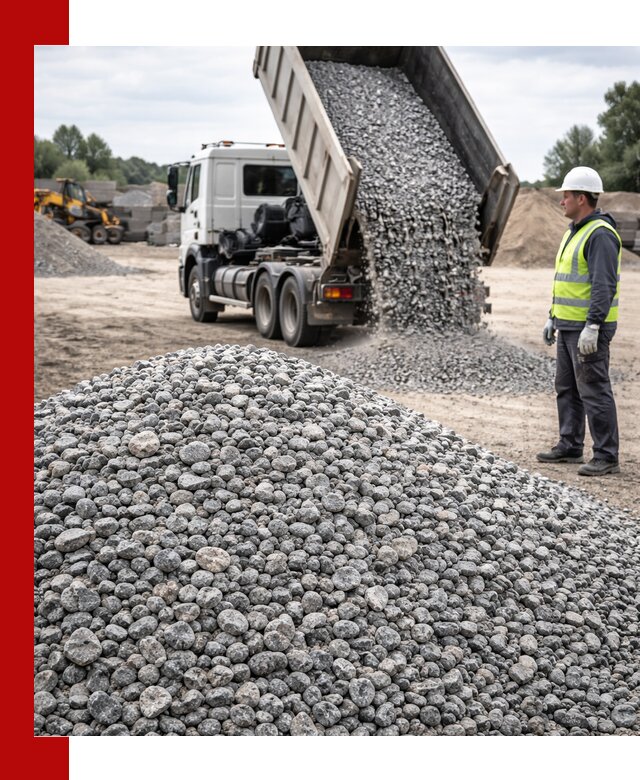 Доставка и продажа гранитного щебня фракции 5-20 в Братске