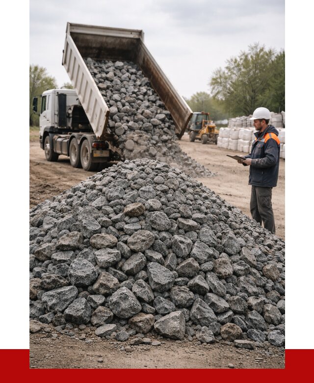 Гранитный щебень фракция 100-200 в Братске от 4286 р. ПРОНЕРУДБрт