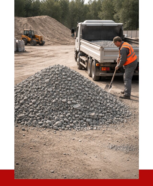 Гравийный щебень фракция 5-10 в Братске от 2245 р. | ПРОНЕРУДБрт