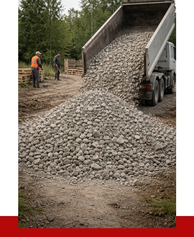 гравийный щебень фракция 70-120 в Братске от 2500 р. ПРОНЕРУДБрт