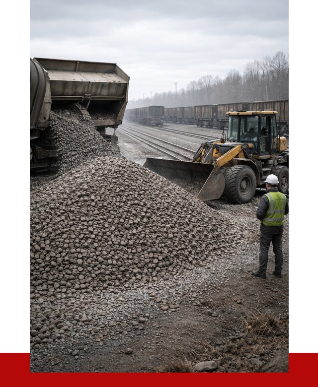 Купить железнодорожный щебень в Братске от 2857 р. | ПРОНЕРУДБрт