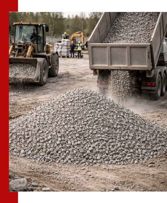 Вторичный щебень фракции 5-20 в Братске — доставка и продажа крупнотоннажно