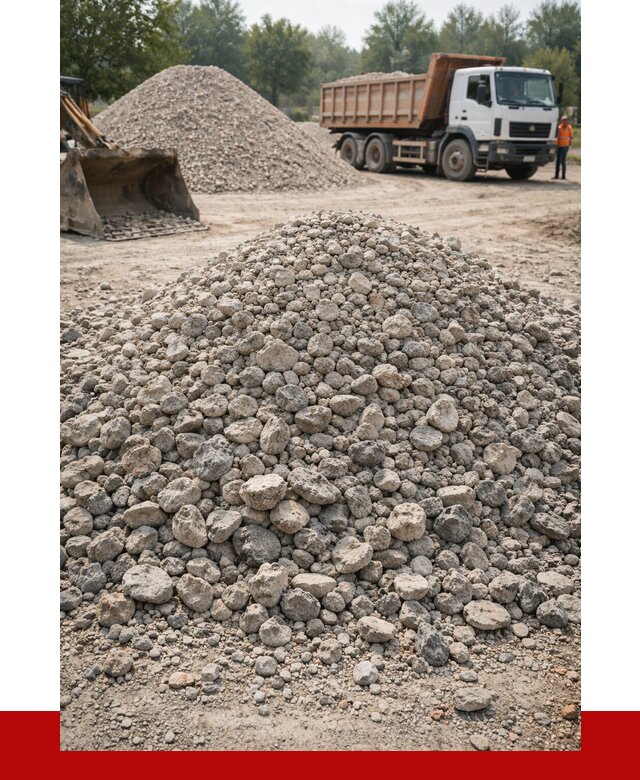 Вторичный щебень фракция 20-40 в Братске от 2245 р ПРОНЕРУДБрт