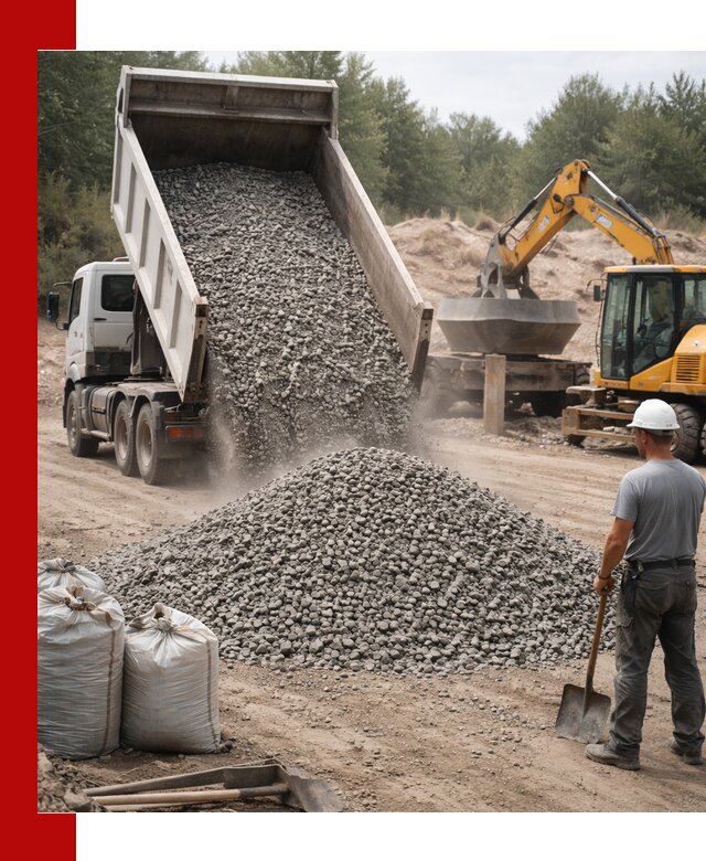 Доставка и продажа бетонного щебня в Братске