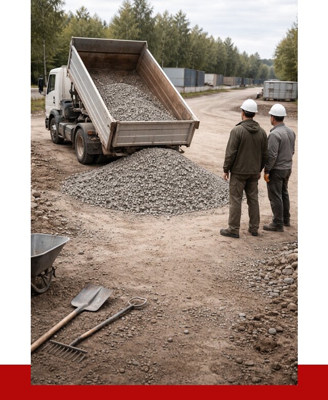 Бетонный щебень фракция 5-20 в Братске от 3265 р., ПРОНЕРУДБрт