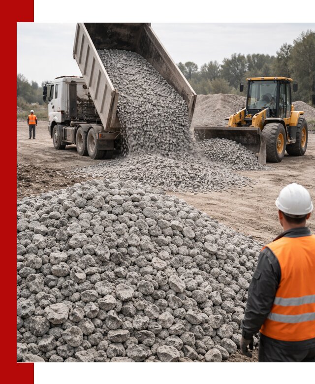 Доставка бетонного щебня фракции 20-40 в Братске