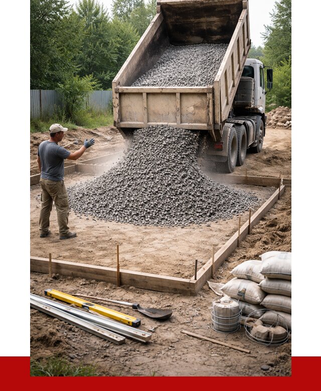 Купить щебень для фундамента в Братске от 4592 р. | ПРОНЕРУДБрт