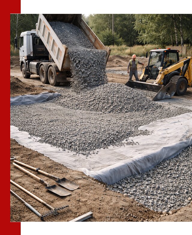 Щебень для фундамента с доставкой в Братске