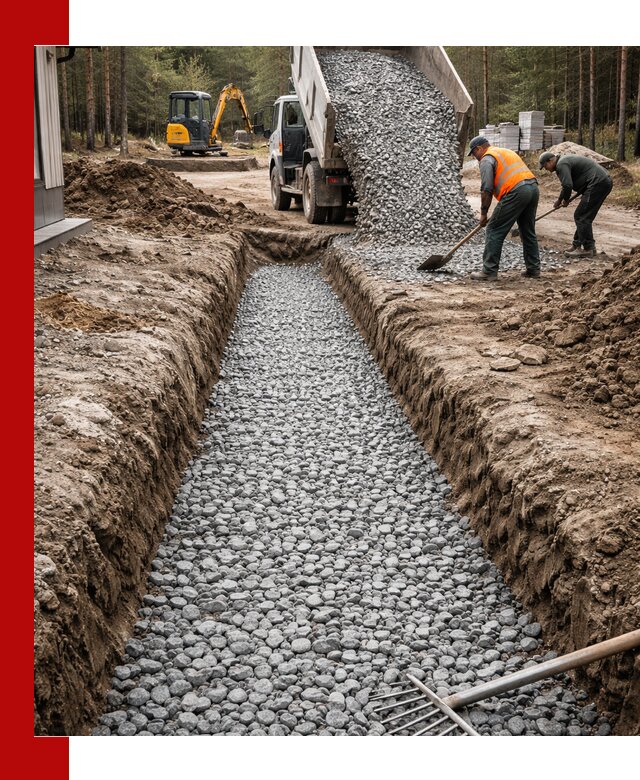 Щебень для дренажа с доставкой в Братске высокого качества