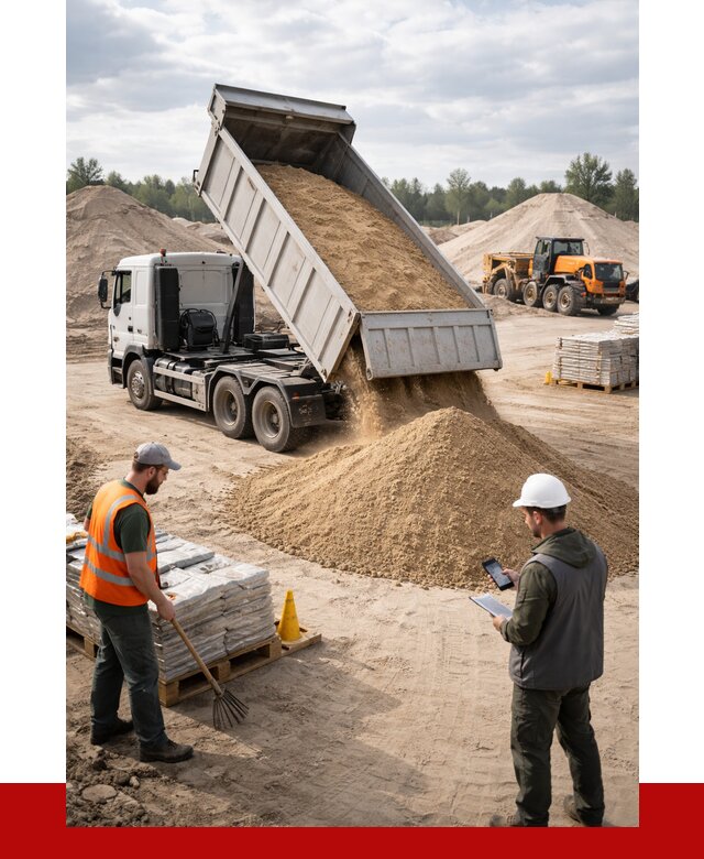 Карьерный песок с доставкой в Братске от 3673 р. ПРОНЕРУДБрт