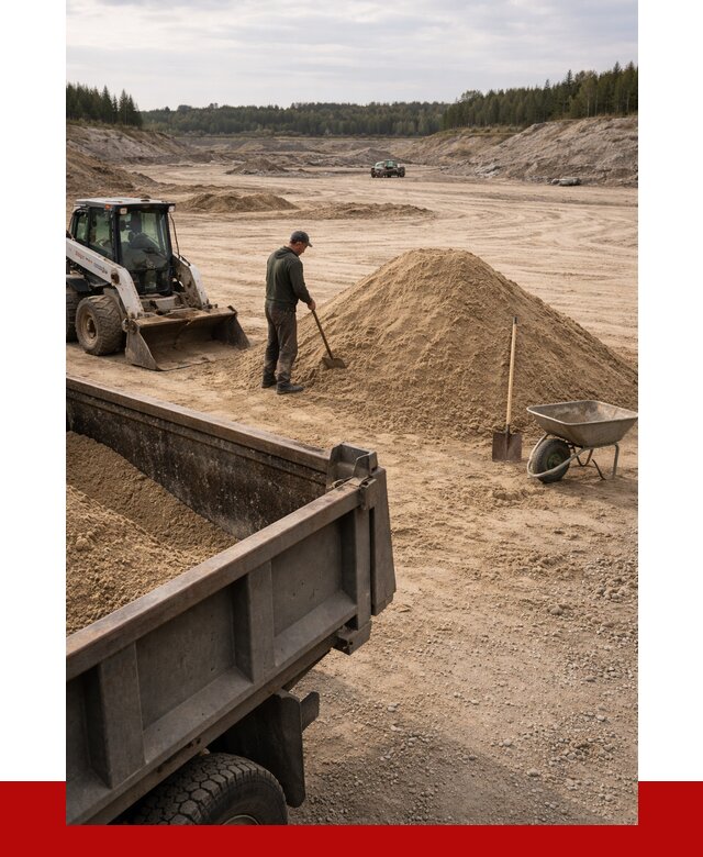 Карьерный песок среднезернистый в Братске, от 2245 р. ПРОНЕРУДБрт