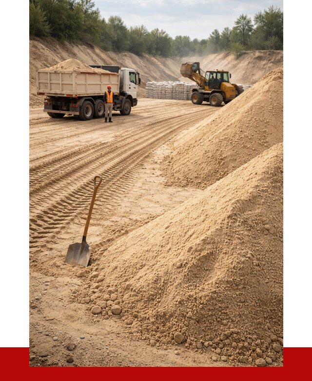 Карьерный песок мелкозернистый в Братске от 9184 р. | ПРОНЕРУДБрт