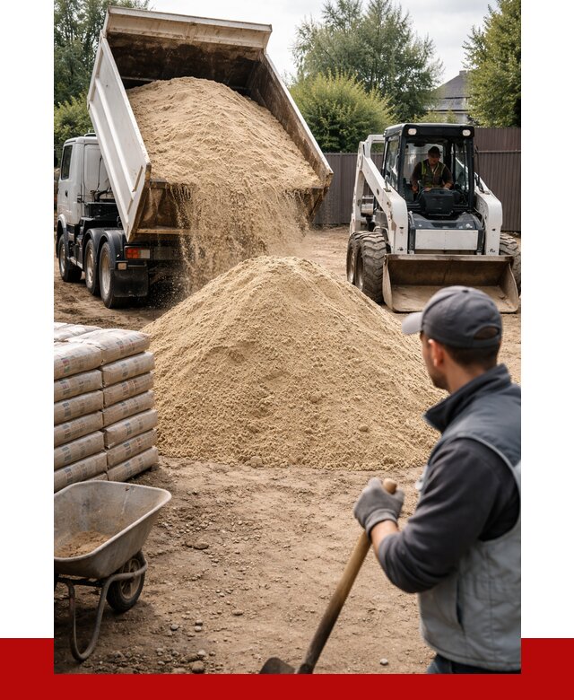 Мытый речной песок с доставкой в Братске от 1480 р. | ПРОНЕРУДБрт