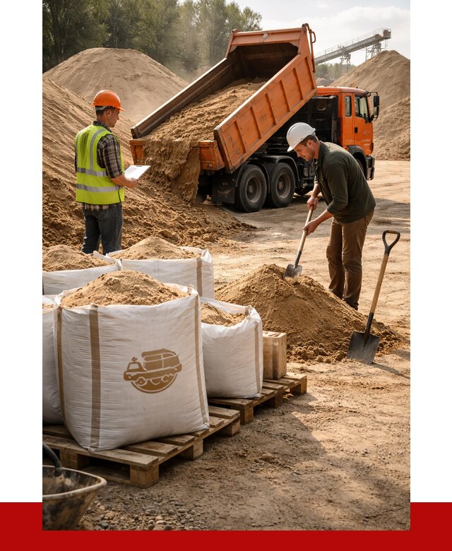 Строительный песок в Братске от 2245 р. с доставкой, ПРОНЕРУДБрт