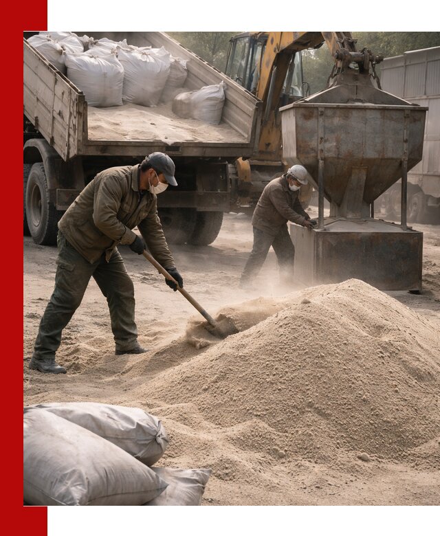 Кварцевый песок для пескоструя в Братске — доставка и качество