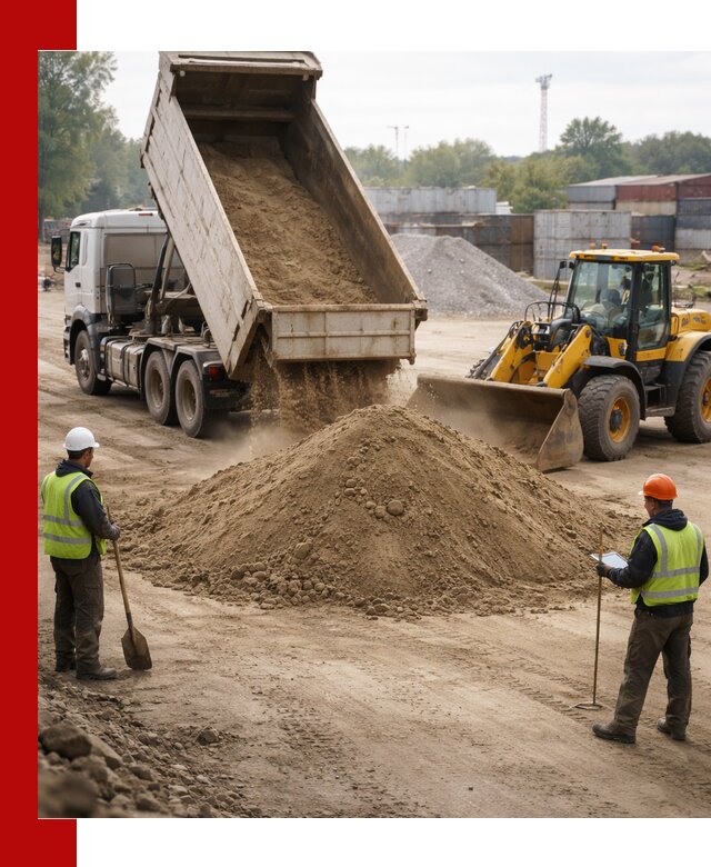 Доставка и продажа пескогрунта оптом и в розницу в Братске