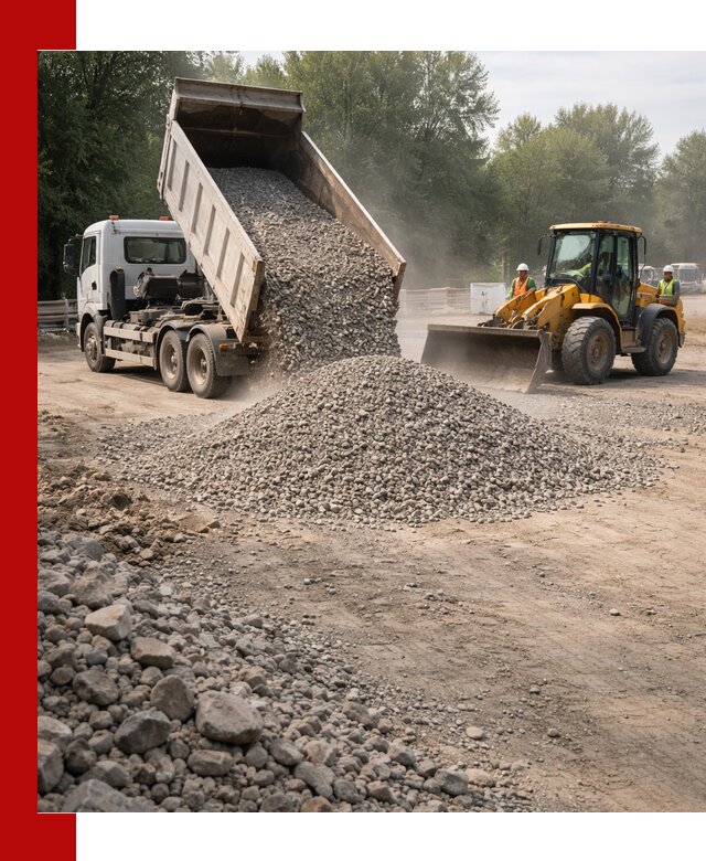 Гравий фракция 5–20 доставка в Братске оптом и в розницу