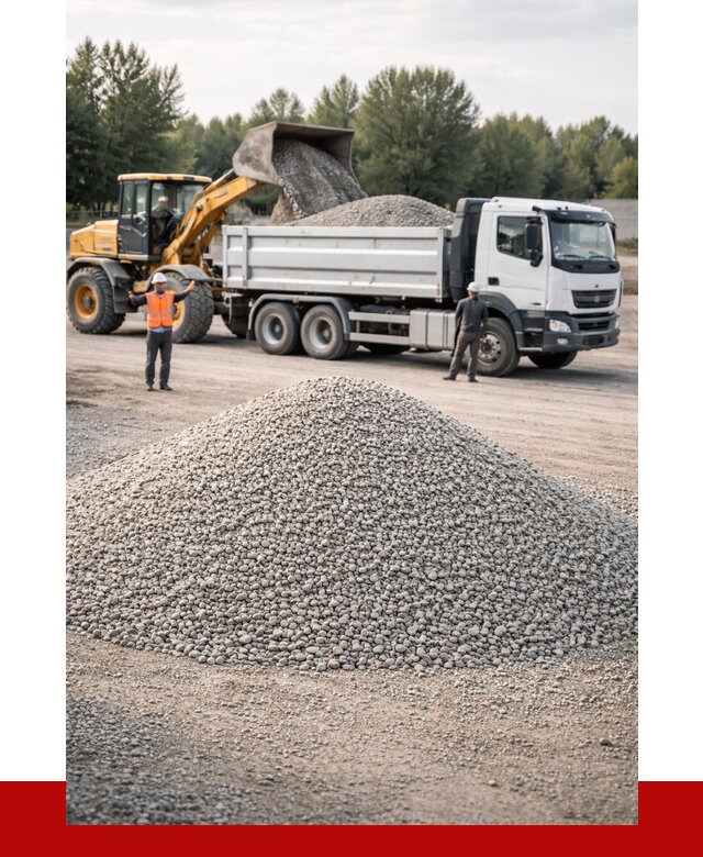 Купить мытый гравий в Братске от 3571 р, доставка ПРОНЕРУДБрт