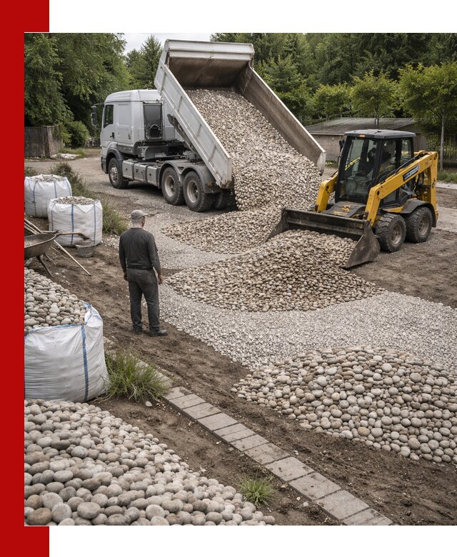 Доставка морской гальки оптом и в розницу в Братске