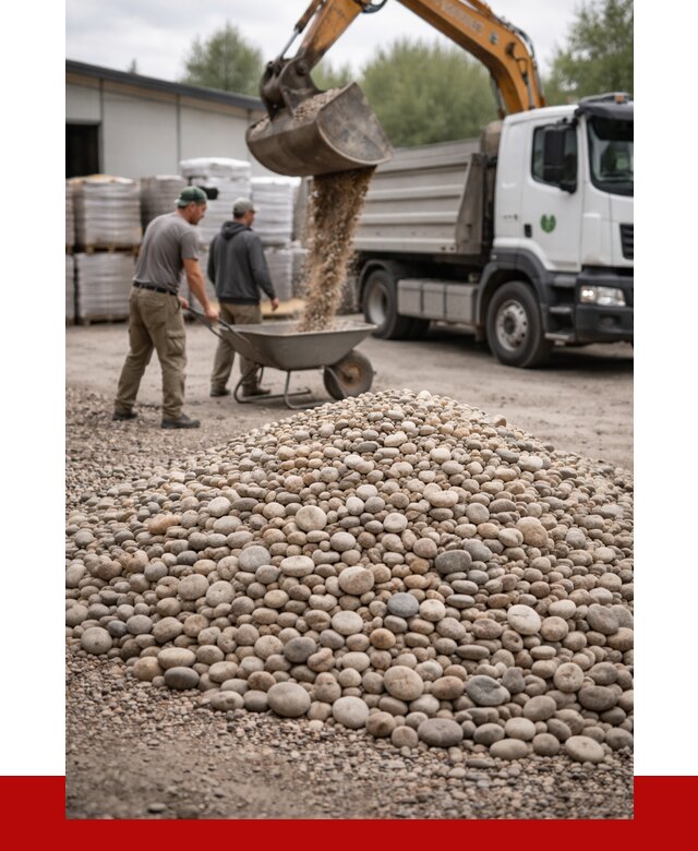 Галька декоративная в Братске от 3265 р. за куб | ПРОНЕРУДБрт