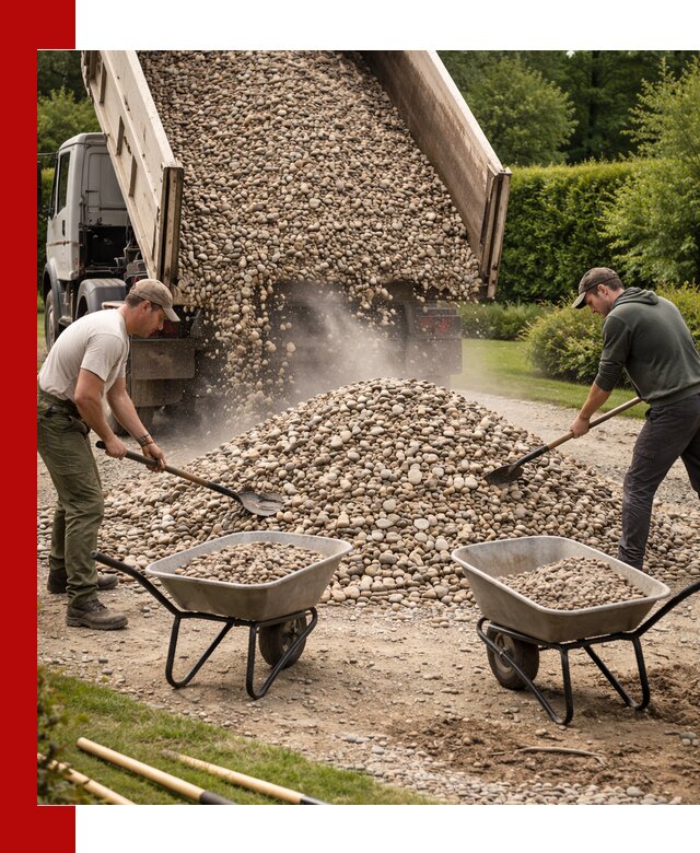 Доставка и продажа декоративной гальки в Братске