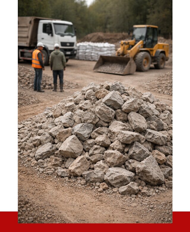 Купить бутовый камень с доставкой в Братске от 2347 р. | ПРОНЕРУДБрт