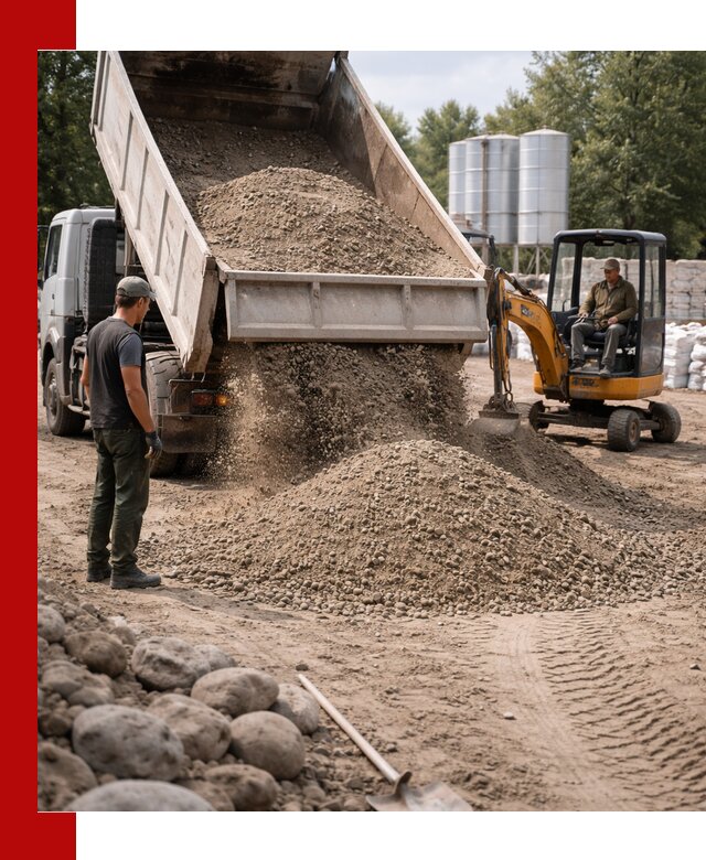 Доставка ПГС С3 в Братске самосвалами и миксерами