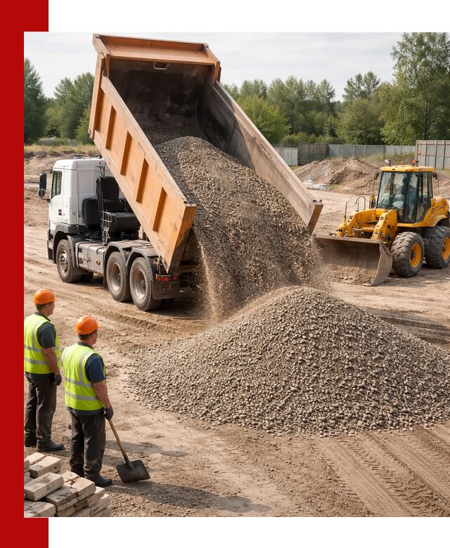 Доставка щебёночно-песчаной смеси ЩПС С7 в Братске