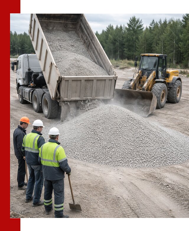 Известняковый отсев 0-5 доставка в Братске быстро и выгодно