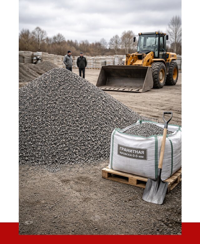 Купить гранитную крошку в Братске от 4898 р. с доставкой | ПРОНЕРУДБрт