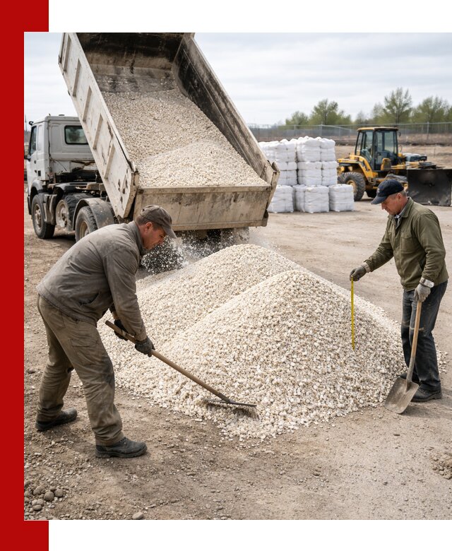 Мраморная крошка с доставкой и разгрузкой в Братске