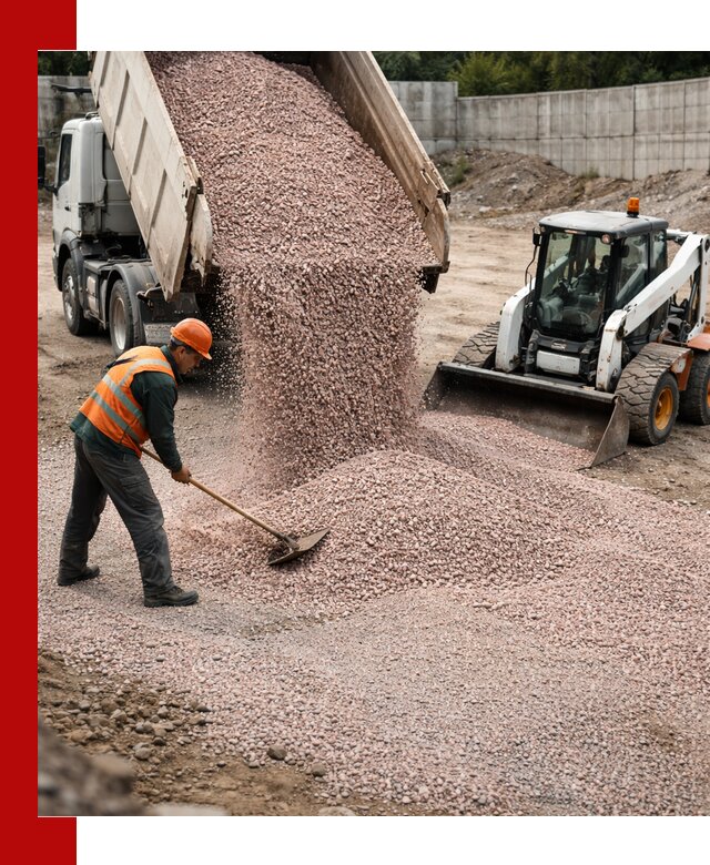 Крошка розовый гранит с доставкой в Братске от производителя