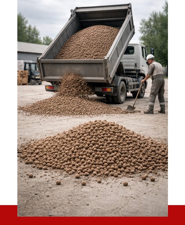 Керамзит с доставкой в Братске от 4286 р. за м3 | ПРОНЕРУДБрт