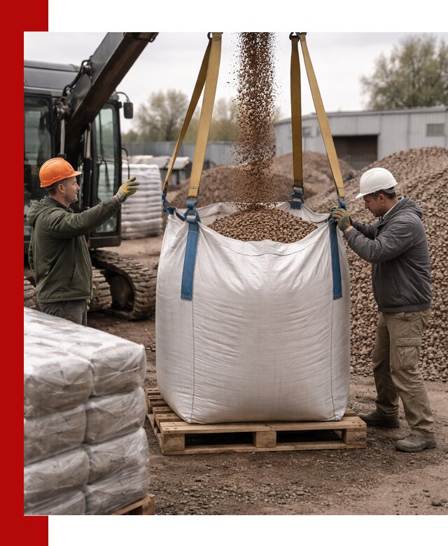 Керамзит в биг-бегах с доставкой в Братске