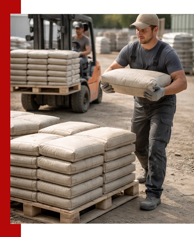 Доставка цемента в мешках оптом и в розницу в Братске