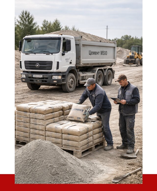 Купить цемент м500 с доставкой в Братске от 5306 р. | ПРОНЕРУДБрт