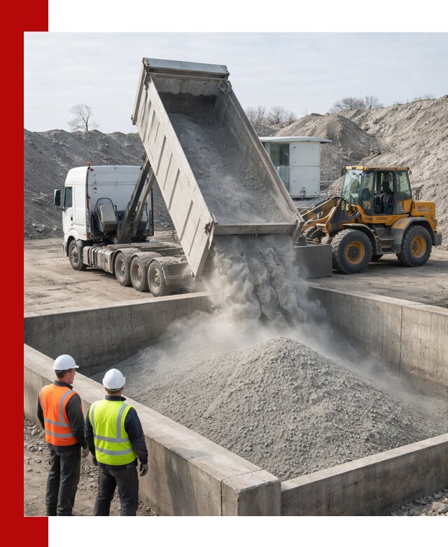 Доставка цемента навалом в Братске крупными партиями