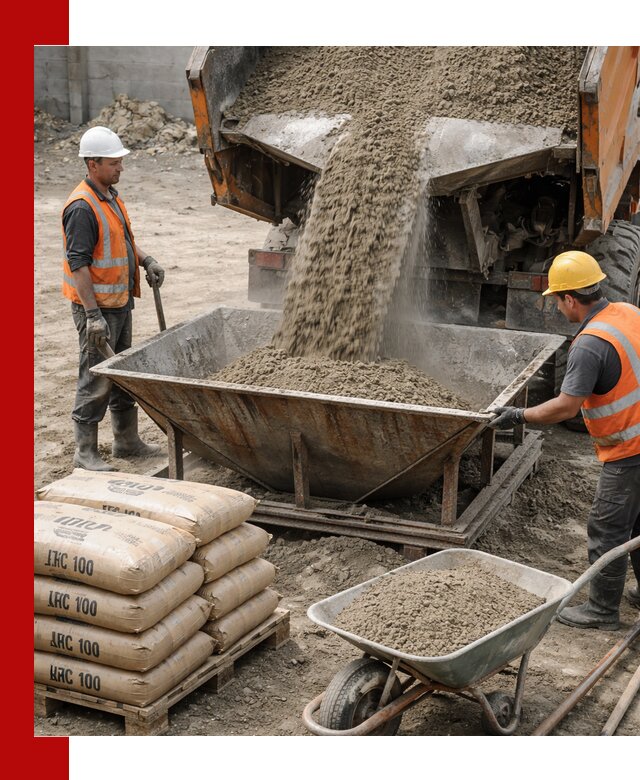 Доставка цементно-песчаной смеси М100 в Братске