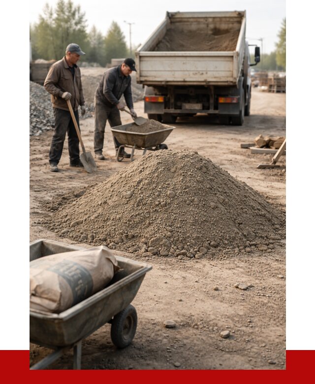 Цементно-песчаная смесь М150 в Братске от 4796 р. | ПРОНЕРУДБрт