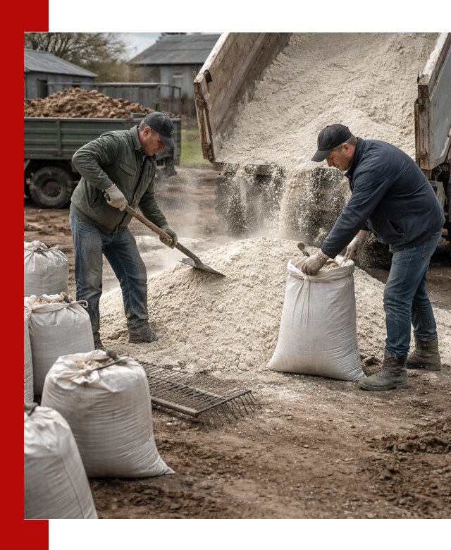 Доставка извести пушонки в Братске оптом и мелким оптом