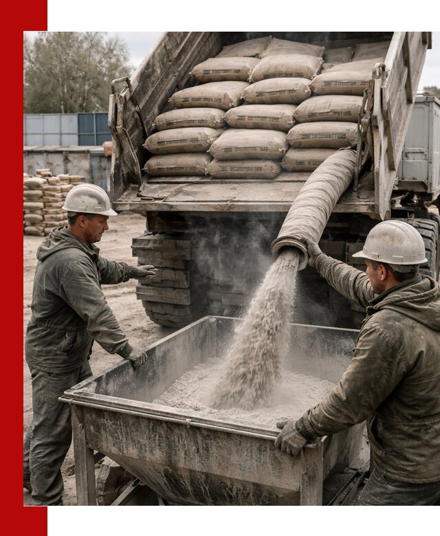 Доставка цемента М400 в Братске оптом и в розницу