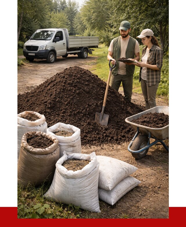 Купить грунт с доставкой в Братске от 4592 р. за м3 | ПРОНЕРУДБрт