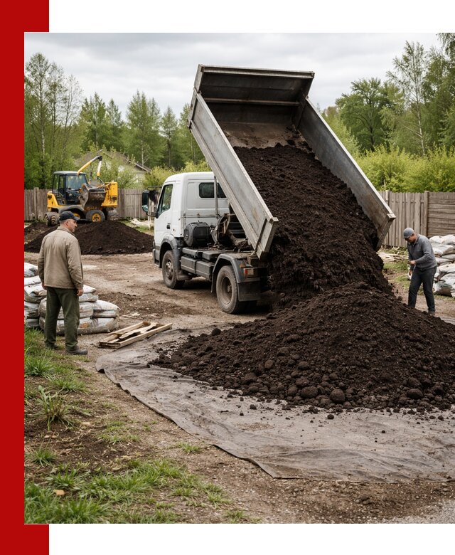 Доставка качественного почвогрунта в Братске оптом и в розницу