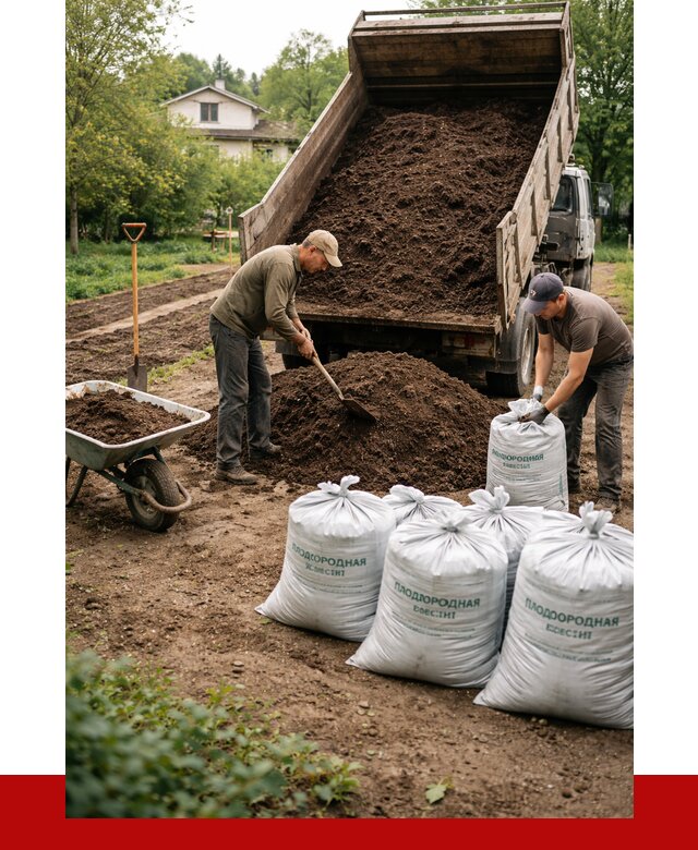 Плодородная смесь в Братске от 4286 р./куб с доставкой | ПРОНЕРУДБрт