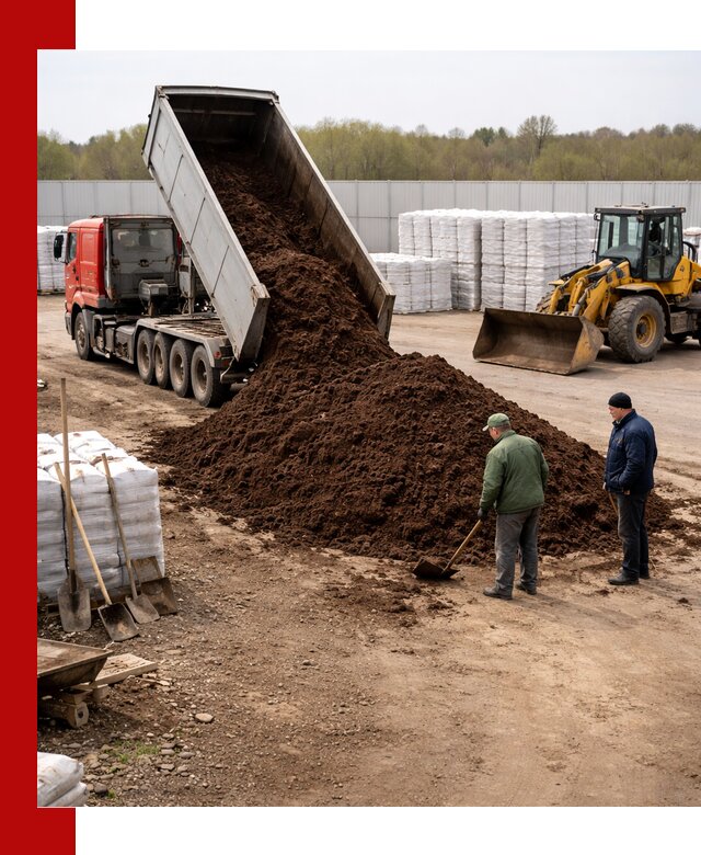 Доставка торфяных смесей оптом и в розницу в Братске