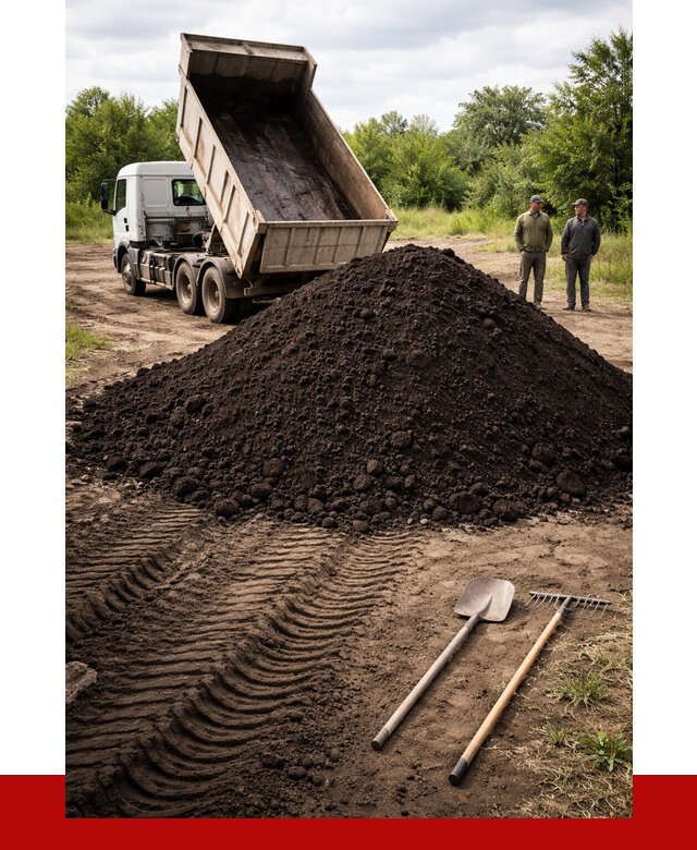 Купить чернозем навалом в Братске от 1224 р. за куб | ПРОНЕРУДБрт