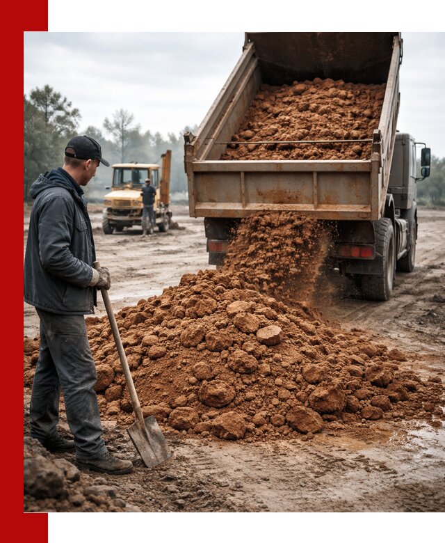 Глина для засыпки в Братске с доставкой самосвалами