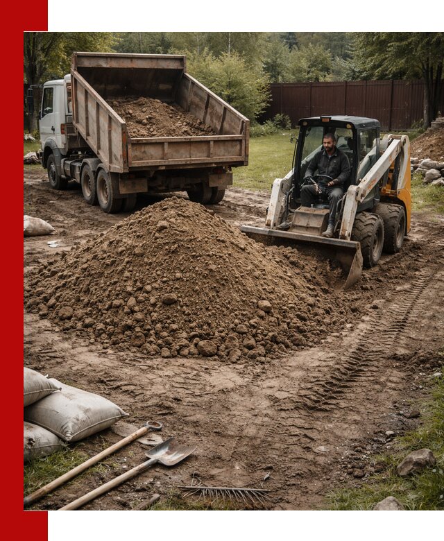 Суглинок для планировки участков в Братске с доставкой и выгрузкой