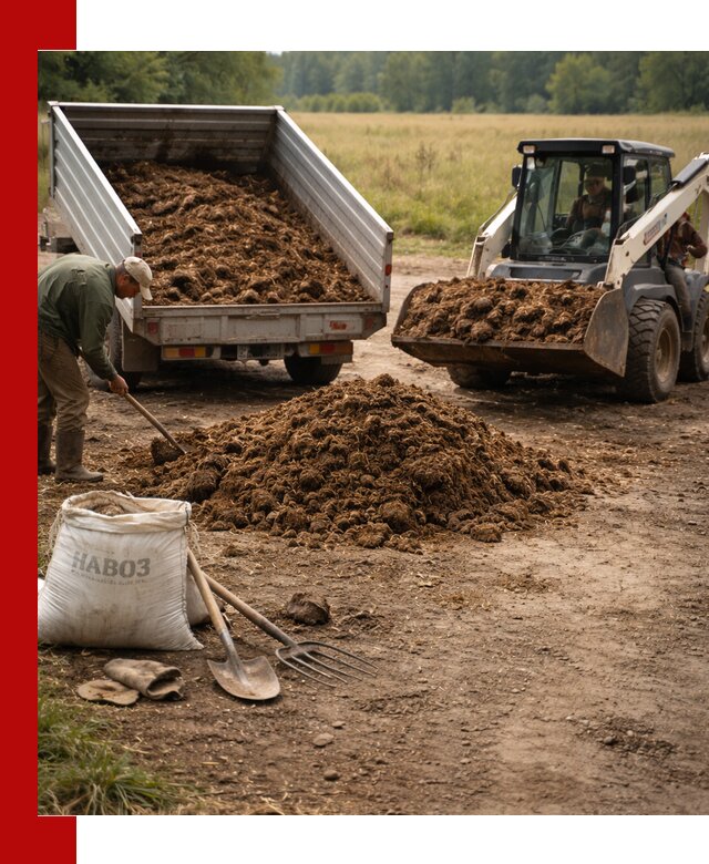 Доставка конского навоза в Братске с разгрузкой и доставкой на объект